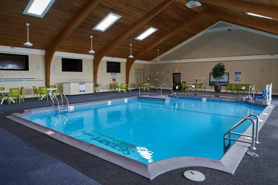 Indoor heated saltwater pool