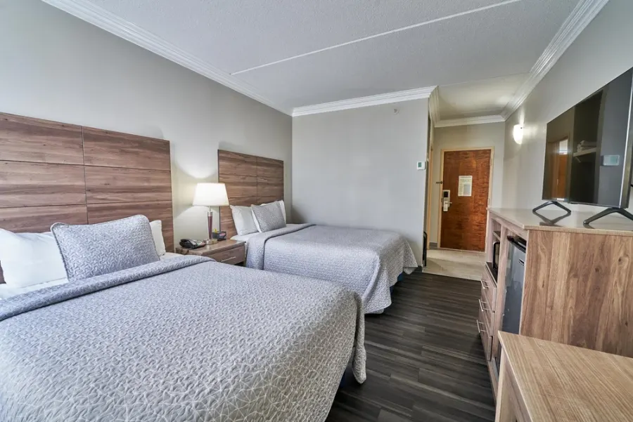 Room with two beds
